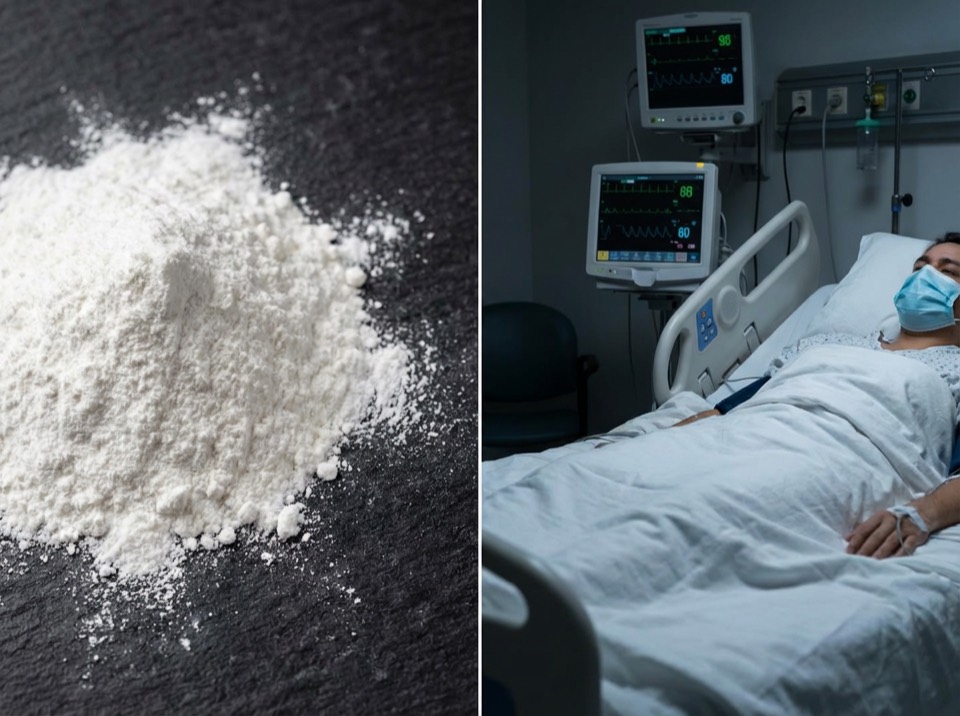 A medical scene suggestive of a hospital bed and the clinical context of bacterial endocarditis