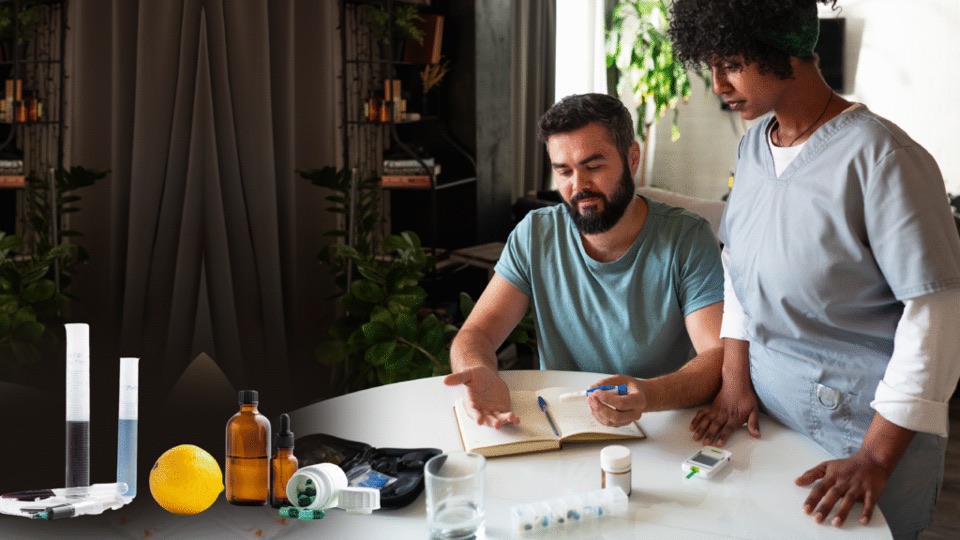 A warm cup on a table — a quiet metaphor for connection and courage